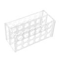 Miniatyrbilde 6 av 7: Reagensglassstativ i akryl for 17 mm rør, 18 hull, transparent, sentrifugerørstativ for 10 ml og 15 ml rør