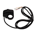Miniatyrbillede 8 af 8: 36V 48V Elcykel Lys Horn Switch IP54 Vandtæt Kontrol Switch til 22,2 mm Styr Motorcykler Elcykler Scootere