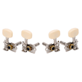 Miniatyrbild 5 av 8: 4 st Guitar String Tuning Peg 2 Hål 2 Vänster 2 Höger Tuner Key Machine Head Set Kit