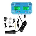 Miniatyrbillede 1 af 8: PH EC Temperaturmåler DC 6V Høj præcision Bærbar LCD Hydroponisk Monitor Multifunktionel Tester US Stik 110V