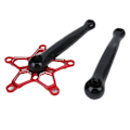 Miniatyrbild 7 av 8: MEIJUN Mountain Bike Vevsats 170 mm 130 BCD MTB Vevsats Vänster Höger Vevarmar Set Röd
