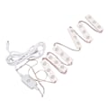Miniatyrbild 6 av 8: LED Makeup Mirror Light Justerbar Ljusstyrka USB Plug in DIY Mirror Strip Light Bulb 6 Strings (18st Light Chips)
