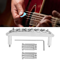 Miniatyrbilde 3 av 8: Gjenget sadelgitarrmølle for Mustang Jag J master Style-gitarrer (sølv)