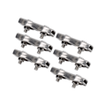 Miniatyrbilde 3 av 8: 6 stk Duplex Wire Rope Clamp Kabelklemmer Rustfritt Stål Duplex 2-polet Kabelklemme for Wire M5