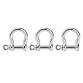 Miniatyrbilde 8 av 8: 3 stk Skruvstift Ankarbygel Bågeform Load Shackle for Paracord Overlevelsesarmbånd