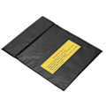 Miniatyrbilde 5 av 8: 18x23cm RC Lipo Batteripose  Brannsikker Eksplosjonssikker Lipo Beskyttelsespose for Lading Oppbevaring Svart