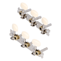 Miniatyrbilde 3 av 8: Stemmeskruer for gitarrmaskinhode Stemmeskruer Dobbel hull 3R 3L for akustiske folkemusikk-gitarrer