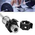 Miniatyrbillede 5 af 5: 2 stk. Vægtstangsklemmer Jern Hurtigudløsning Dumbbell Lås Vægtklemmer Vægtstangsklemmer til Træning Sort