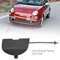 Pikkukuva 7 / 8: Etupuskurin hinauslenkin suojus maalaamaton 735456794 Sopii Fiat 500 07-15