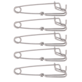 Miniatyrbillede 7 af 8: 5 stk. Lange Line Clips Snap Swivel Havfiskeri Forbindelser Lukket Øje Hængende Spænde Hurtig Pin Tool 2.6cmx100MM
