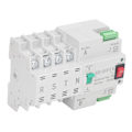Miniatyrbild 6 av 8: Dual Power Automatisk överföringsbrytare 4P Millisecond Snabbväxling Timing Controller Din Rail Installation AC400V 80A