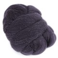 Miniatyrbild 1 av 8: 55 g färgad nålfiltning Ull Roving Spinning Sömnad Trimning Hantverksmaterial (mörkgrått)