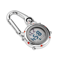 Miniatyrbild 4 av 8: Multifunktionell självlysande Clip On Carabiner Watch Mini Quartz Watch Compass för utomhusklättringsaktiviteter