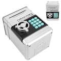Miniatyrbilde 8 av 8: Elektronisk sparebøsse ATM Passord Pengboks Kontantmynt Spareboks Gave til KidSilver