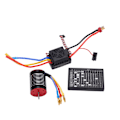 Miniatyrbild 2 av 8: F540 4370KV Borstlös Motor 60A Vattentät ESC Programmeringskort Set för 1/10 RC Bildelar