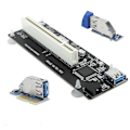 Miniatyrbillede 8 af 8: PCIE til Dobbelt PCI Adapter Resin Riser Udvidelseskort med 0,6 m Tilslutningskabel