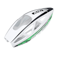 Miniatyrbillede 8 af 8: RC Helikopter Canopy Robust Anti-Crack Stilful Holdbar RC Canopy Beskyttelsesdækning Til Flywing FW450‑V3 RC Helikopter Hvid
