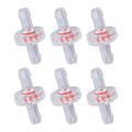 Miniatyrbillede 8 af 8: 10 stk. backventil 1-vejs PP plastslange Vandstop membran hul til luftindtagning 5 mm transparent