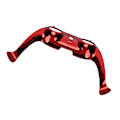 Miniatyrbilde 8 av 8: For PS5-kontroller frontplate DIY-erstatningsklips Skalledekorasjonstilbehør med joystickdeksler Rød