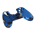 Miniatyrbilde 5 av 8: Silikondeksel Sklisikkert beskyttende grepdeksel med 1 par tommelgrep for PS4-kontrollere (kamuflasjeblå for PS4 silikondeksel tommelgrep)