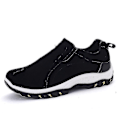 Miniatyrbillede 1 af 3: Mænds Slip-On Casual Sportsko, Åndbare Udendørs Sko i Stor Størrelse, Blå