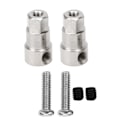 Miniatyrbilde 1 av 8: 2 stk. metall bakakseldeler for 63 mm dekk Passer for WPL D12 1/10 RC lastebil (045S)