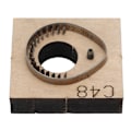 Miniatyrbild 1 av 7: Åtkomstkort läder stansare DIY handgjorda läder skärformar form med tjock träbas för DIY Crafts Scrapbook