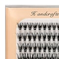 Miniatyrbild 8 av 8: Lash Clusters Simulering Mixed Handcrafted Mjuk Lättvikt Tät DIY Ögonfransförlängning för makeup