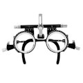 Miniatyrbillede 1 af 7: 50-80 mm justerbar optisk prøve-linsram Øjenundersøgelsesbriller Optometri-linsram TF5080A