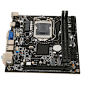 Pikkukuva 2 / 8: Työpöytäemolevy LGA1155 liitäntä Dual Channel DDR3 4 SATA 2.0 M.2 NVME PCIe 2.0 X16 VGA HD-lähtö ITX-emolevy