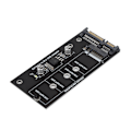 Miniatyrbilde 4 av 8: M.2 NGFF SSD til SATA 22PIN harddisk Diskstabil ytelse Adapter Riser Card