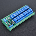 Miniatyrbild 4 av 7: 12V 6-kanals RS485-relä PLC elektrisk expansionsmodul för RTU-protokollfjärrkontroll R4D3B16-R med DIN-skena låda