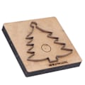 Miniatyrbild 7 av 8: Läderskärningsform Julgransform Punch Cutter Craft Form Tool 13,5x13x2,3cm för pappersgummi