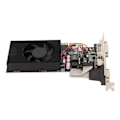 Miniatyrbild 6 av 8: Desktop grafikkort 4GB GDDR3 128bit 650/5000MHz Tyst kylfläkt All Solidstate Low Profile GPU för M ITX-chassi 4GB GDDR3