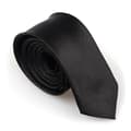 Smal modern slips - svart Svart black
