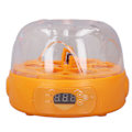 Miniatyrbild 7 av 8: 15W Ägginkubator 6 Ägg Digital Mini Helautomatisk Ägginkubator med Automatisk äggvändare för kläckning av kyckling Anka Vaktel 100‑240V Gul UK-kontakt