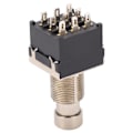 Miniatyrbilde 4 av 8: 9-pins bryter for gitarpedalboks metall PVC Høytemperaturbestandig for lydutstyr Svart