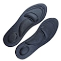 Miniatyrbild 4 av 8: 1 par innersulor för kvinnor och män Mjukt skum Andas Svettabsorberande Stötdämpande Deodorisering Arch Support Innersula Svart Herr 40-45