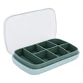 Miniatyrbild 2 av 8: Bärbar förseglad tablettlåda 7Grid Large Capacity Medicine Container Grön för resor