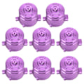 Miniatyrbild 1 av 8: 2 Set Aluminiumlegering Funktionsassistent Knappkontroller Ersättningsdelar Passar för PS4 Lila