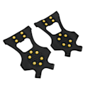 Miniatyrbillede 5 af 8: 2 stk. 10 Tands Isbrodder Udendørs Sne Klatring Isbrodder Anti Slip Sko Pigge Isbrodder til Bjergbestigning Vandreture M (36‑41)