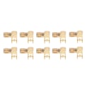 Miniatyrbillede 3 af 8: 10 stk RF-kontaktpanel bøjet 90 grader 4-bens antennebase PCB Board End koaksialadapter SMAKWE