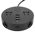 Miniatyrbillede 5 af 8: 150W Strømkilde Inverter 12‑24V til 220V Biladapter LED Digital Display Bilinverter Sort