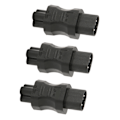 Miniatyrbilde 7 av 8: 3 stk IEC320 C8 til IEC320 C5 strømtilkobling IEC320 hann C8 til hunn C5 strømuttak Adapter for PDU-chassis UPS-uttak