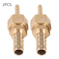 Miniatyrbillede 6 af 7: 2 stk 4--6 mm messing slange Hulning hale reducer reducerende kontaktkontakt