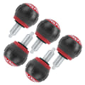 Pikkukuva 7 / 8: 5 kpl 50x45 mm Fitness Pop Pull Pin -nuppi Irrotus Synteettinen pahvi Kahva Kuntoilu varaosat M16 Musta ja punainen