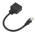 Pikkukuva 7 / 8: RJ45 Ethernet-sovitin kaapeliadapter 1-2 porttia Erinomainen liitäntäsiirto Splitter-sovitin kotitoimistoille