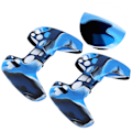 Miniatyrbilde 8 av 8: 2 stk Gamepad Beskyttelsesetui Kamuflasje Silikonetui Skin for PS5 Game Controller Camo Blå