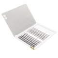 Miniatyrbild 5 av 8: 240 st Faux Lash Extensions Set 12 rader Varierade längder Platta rötter Avsmalnande ändar Blandade individuella lösögonfransar