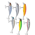 Miniatyrbilde 5 av 8: Minnow Fiske Lokkemiddel Topwater Hard Bait Wobbler Jig Bait Karp Stripet Bass Fiske SwimBait